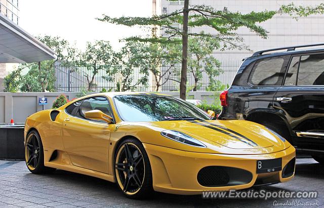 Ferrari F430 spotted in Jakarta, Indonesia