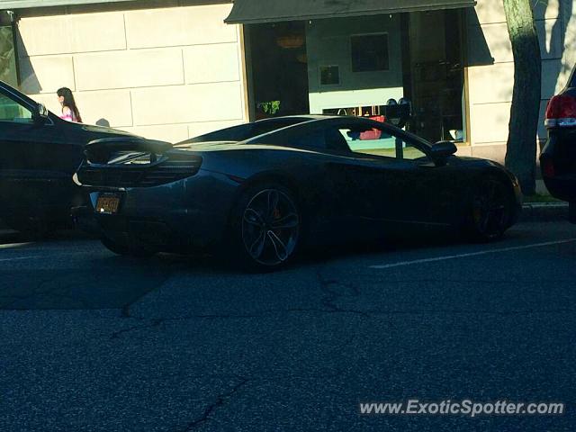 Mclaren MP4-12C spotted in Greenwich, Connecticut