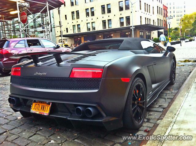 Lamborghini Gallardo spotted in Manhattan, New York