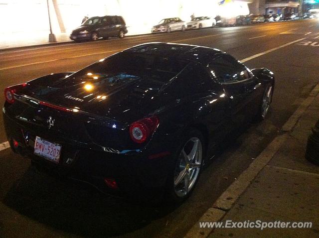 Ferrari 458 Italia spotted in Manhattan, New York