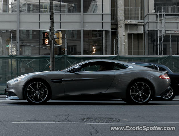 Aston Martin Vanquish spotted in Toronto, Canada