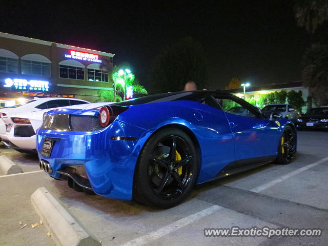 Ferrari 458 Italia spotted in Rowland Heights, California