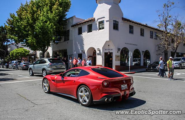 Ferrari F12 spotted in Carmel, California