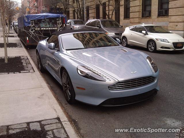 Aston Martin DB9 spotted in Manhattan, New York