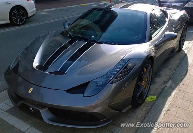 Ferrari 458 Italia spotted in Knokke, Belgium