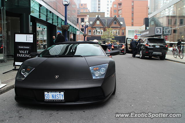 Lamborghini Murcielago spotted in Toronto, Canada