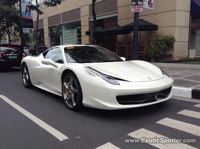 Ferrari 458 Italia spotted in Taguig, Philippines