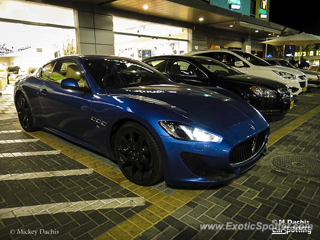 Maserati GranTurismo spotted in Be'er Sheva, Israel