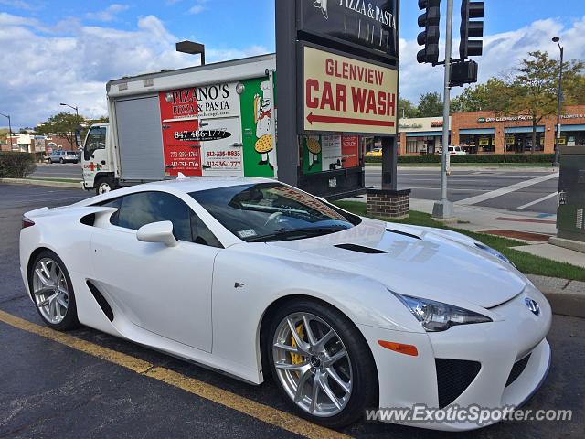 Lexus LFA spotted in Glenview, Illinois