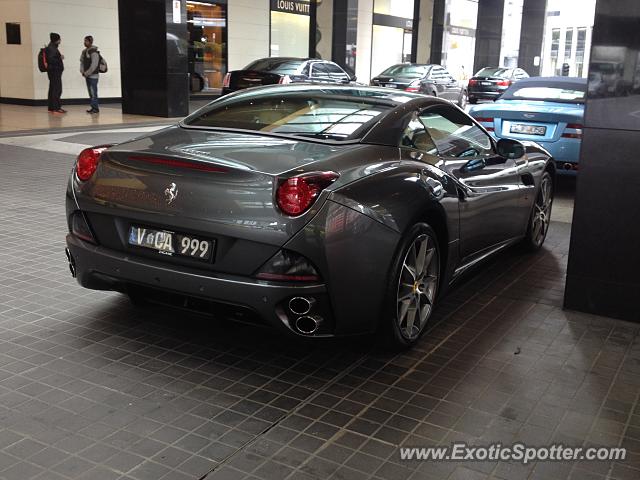 Ferrari California spotted in Melbourne, Australia