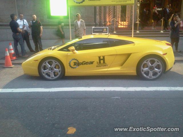 Lamborghini Gallardo spotted in Manhattan, New York