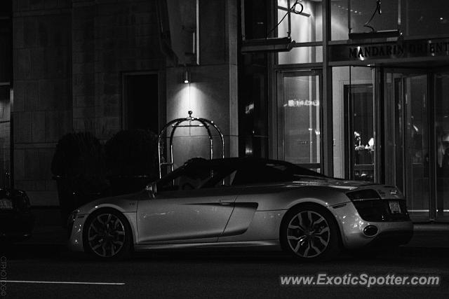 Audi R8 spotted in Boston, Massachusetts