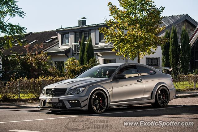 Mercedes C63 AMG Black Series spotted in Hockenheim, Germany