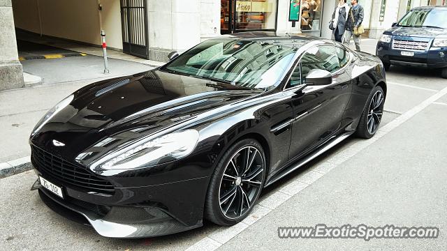 Aston Martin Vanquish spotted in Zurich, Switzerland