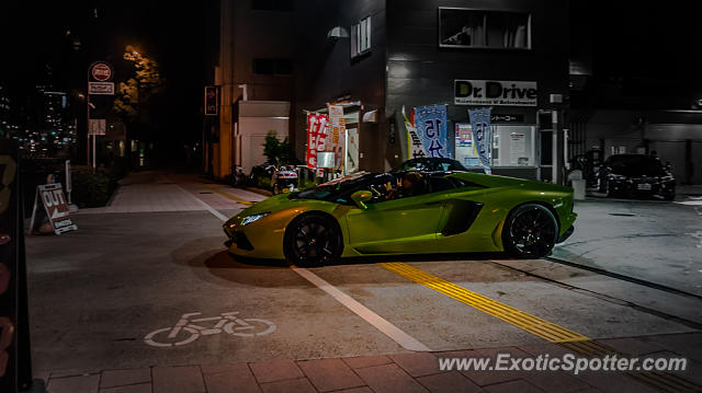 Lamborghini Aventador spotted in Tokyo, Japan