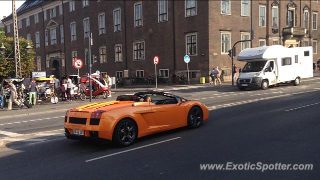 Lamborghini Gallardo spotted in Copenhagen, Denmark