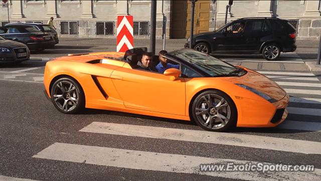 Lamborghini Gallardo spotted in Copenhagen, Denmark