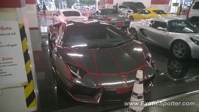 Lamborghini Aventador spotted in Bangkok, Thailand