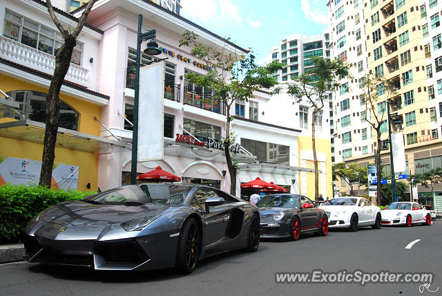 Lamborghini Aventador spotted in Taguig CIty, Philippines