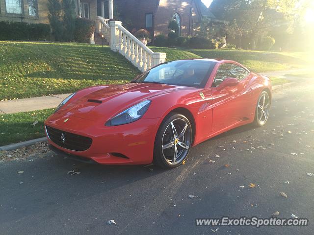 Ferrari California spotted in Denver, Colorado