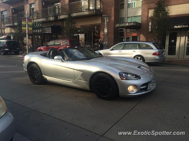 Dodge Viper spotted in Cherry Creek, Colorado