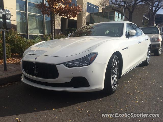 Maserati Ghibli spotted in Cherry Creek, Colorado