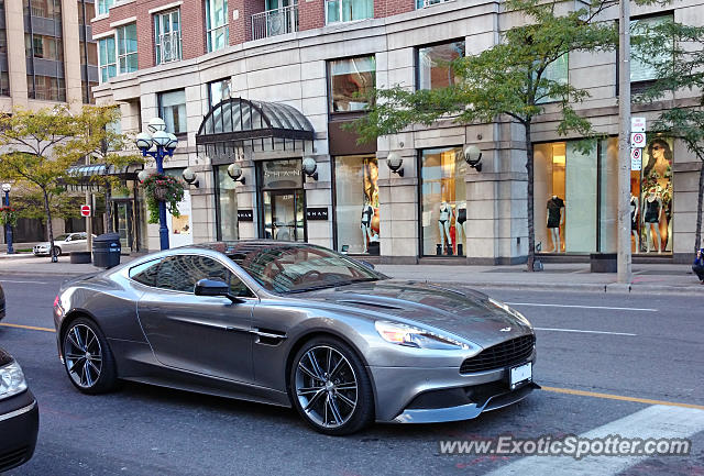 Aston Martin Vanquish spotted in Toronto, Ontario, Canada