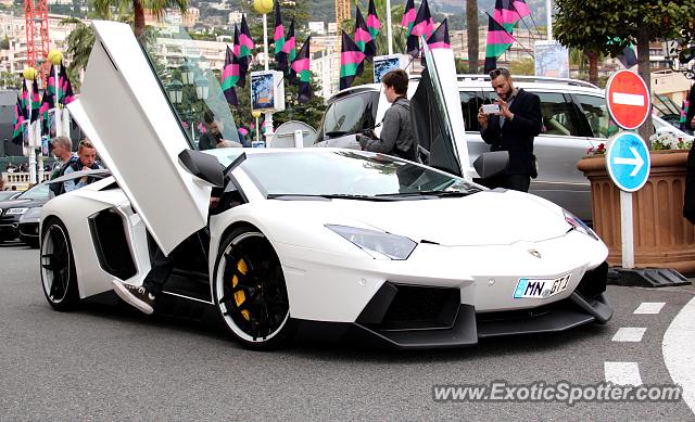 Lamborghini Aventador spotted in Monte Carlo, Monaco