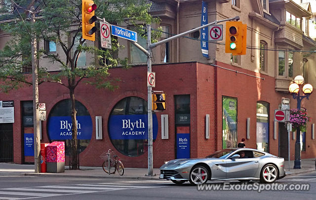 Ferrari F12 spotted in Toronto, Ontario, Canada