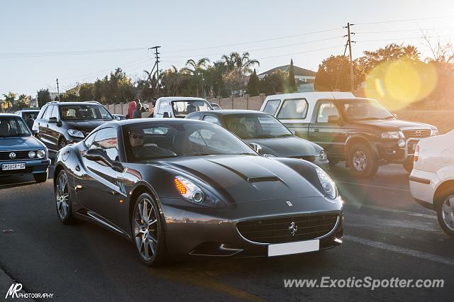 Ferrari California spotted in Fourways, South Africa