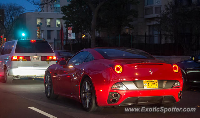 Ferrari California spotted in Milwaukee, Wisconsin