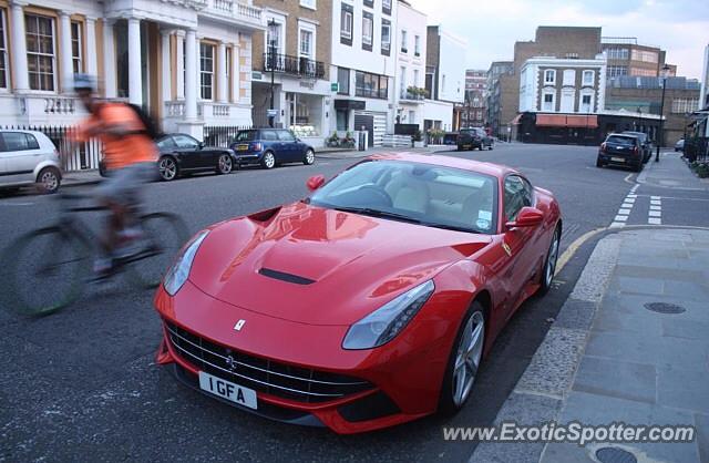 Ferrari F12 spotted in London, United Kingdom