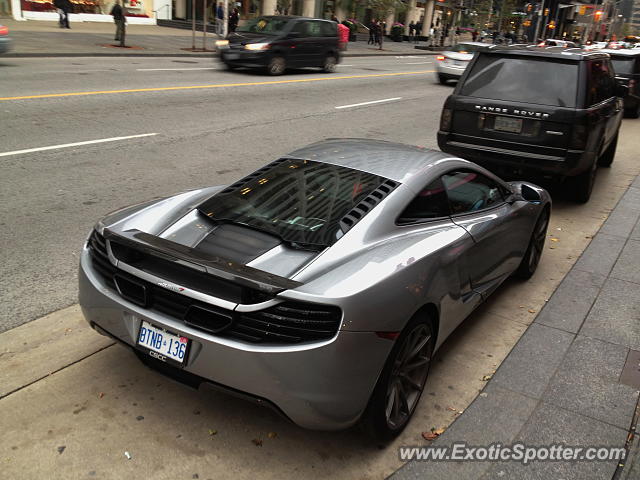 Mclaren MP4-12C spotted in Toronto, Canada