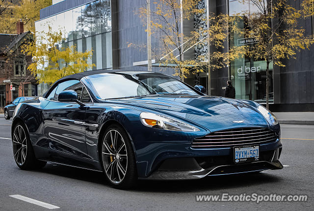 Aston Martin Vanquish spotted in Toronto, Canada