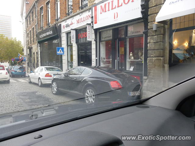 Bentley Continental spotted in Brussels, Belgium