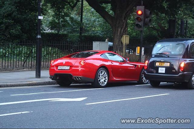 Ferrari 599GTB spotted in London, United Kingdom