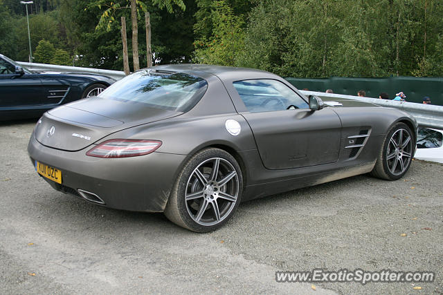 Mercedes SLS AMG spotted in Verviers, Belgium