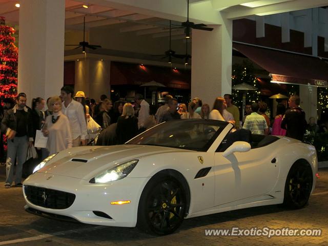 Ferrari California spotted in Miami, Florida