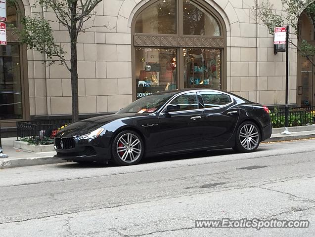 Maserati Ghibli spotted in Chicago, Illinois