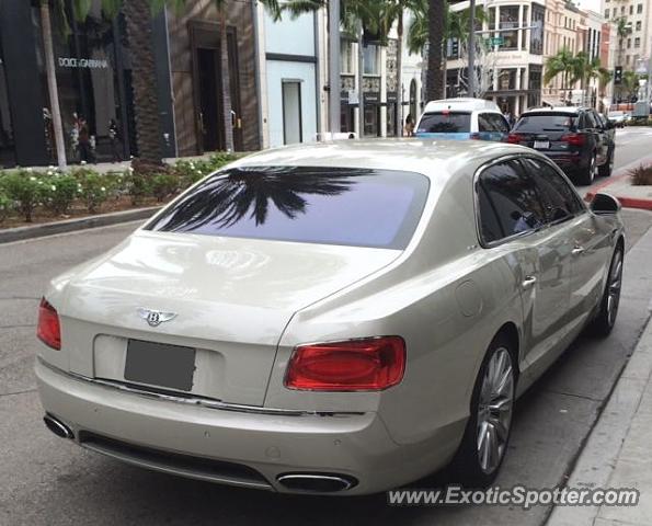 Bentley Continental spotted in Beverly hills, California