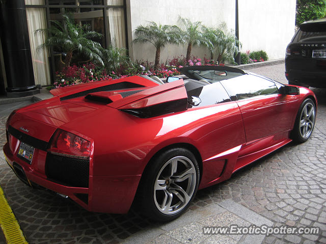 Lamborghini Murcielago spotted in Beverly Hills, California