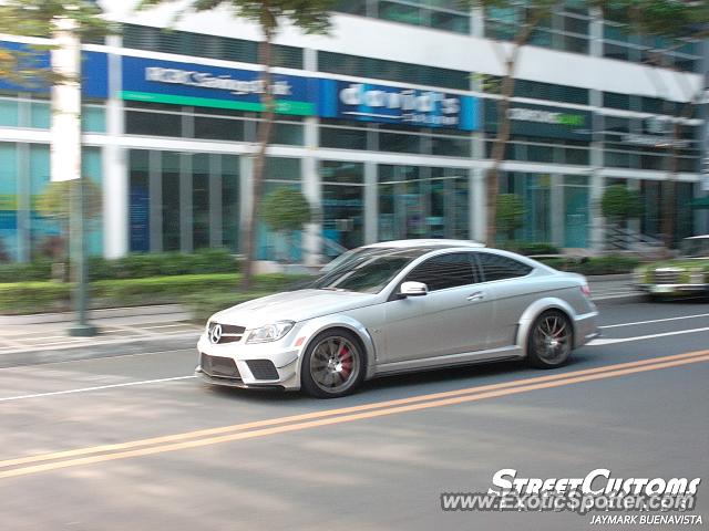 Mercedes C63 AMG Black Series spotted in Taguig, Philippines