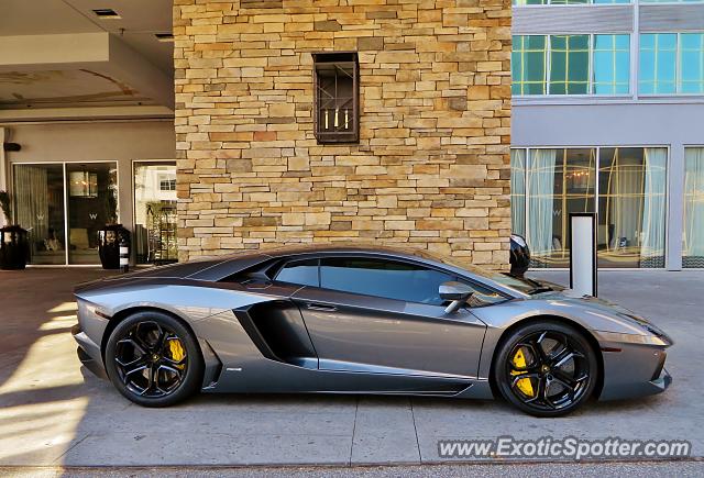 Lamborghini Aventador spotted in Atlanta, Georgia