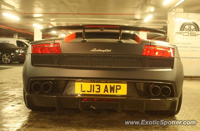 Lamborghini Gallardo spotted in London, United Kingdom