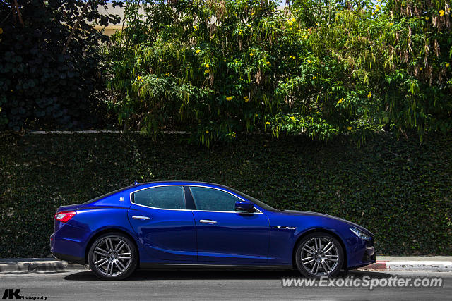 Maserati Ghibli spotted in Herzeliya, Israel