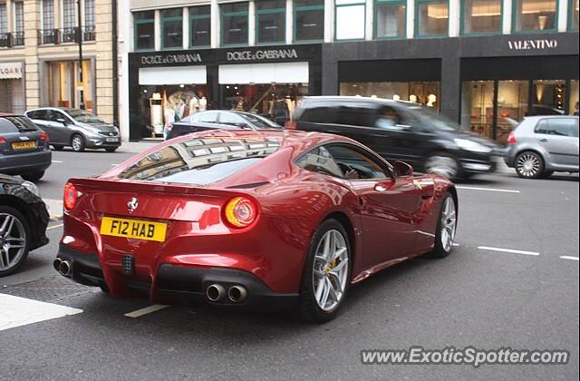 Ferrari F12 spotted in London, United Kingdom