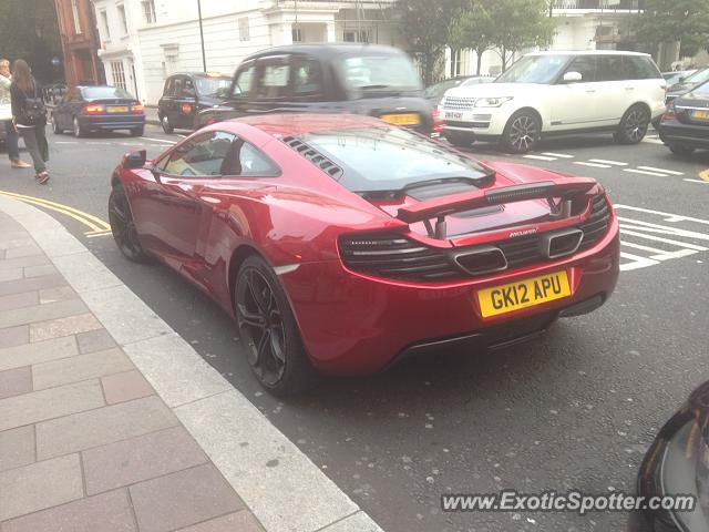 Mclaren MP4-12C spotted in London, United Kingdom