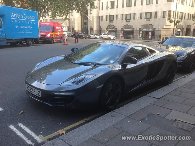 Mclaren MP4-12C spotted in London, United Kingdom