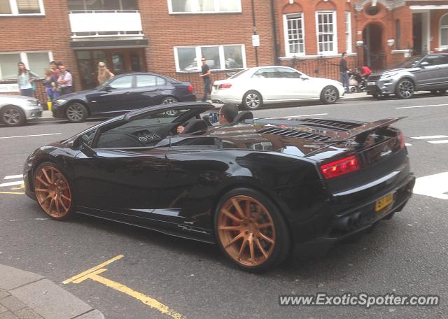 Lamborghini Gallardo spotted in London, United Kingdom