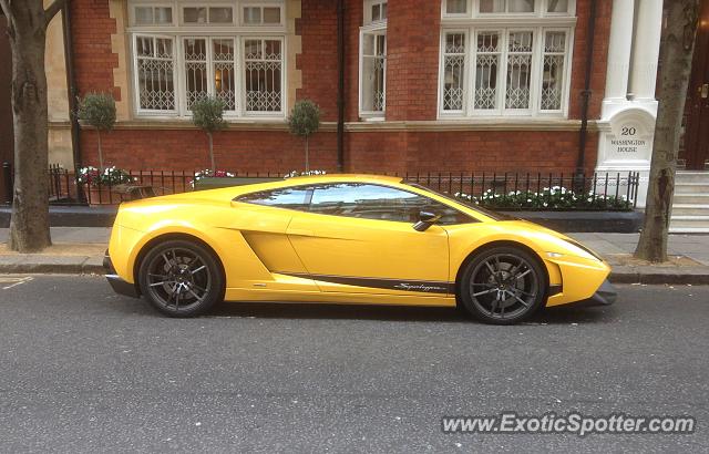 Lamborghini Gallardo spotted in London, United Kingdom